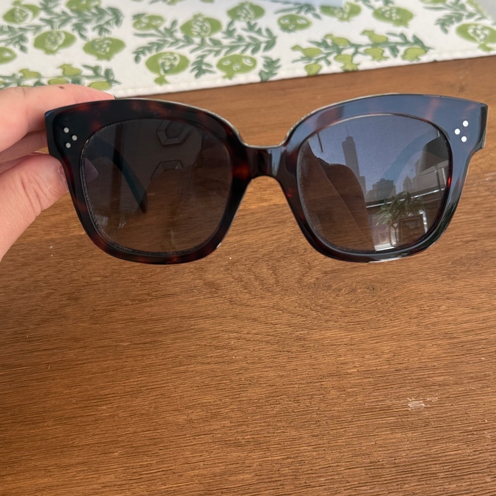 Celine Tortoise Sunglasses